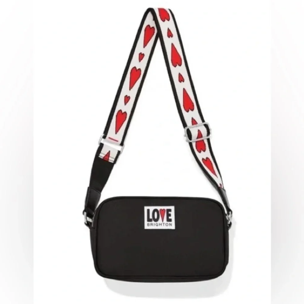 NWT BRIGHTON LOVE ESSENTIALS CAMERA CROSSBODY BAG DOUBLE ZIP COMPARTMENT 8.5 X 5 - Picture 3 of 8